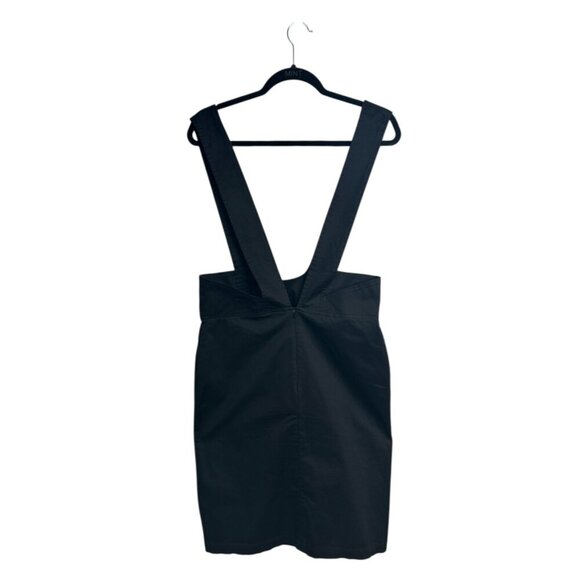 P.A.M. (Perks And Mini) Women's Black Pinafore Mini Dress Size Small Preppy - Picture 3 of 12